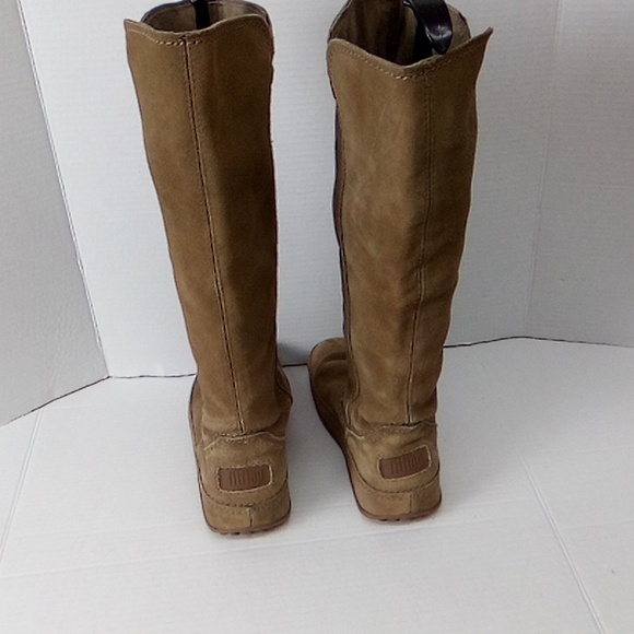 FITTLOP Women's Tan Boots SIZE 7 - Picture 5 of 7